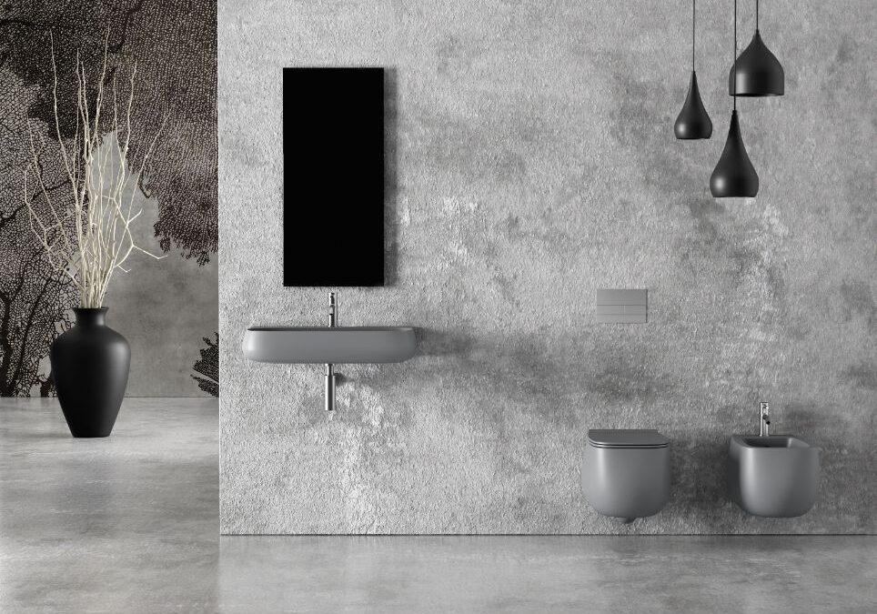 Sanitari sospesi innovativi: igiene, colori e risparmio d’acqua