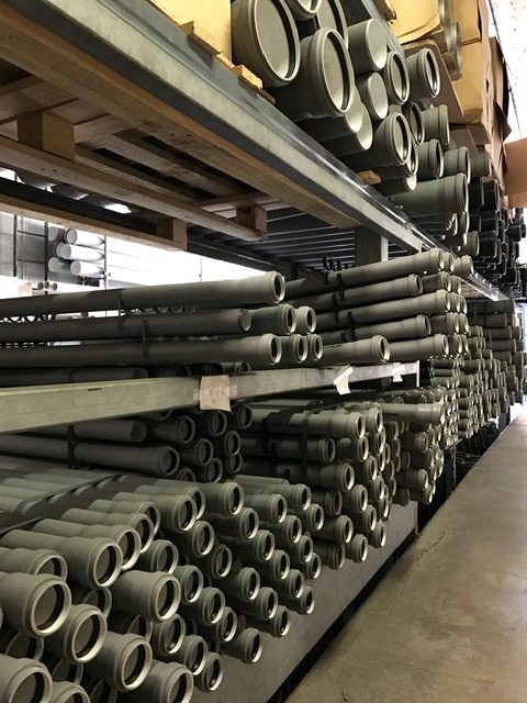 magazzino forniture idrauliche, tubi bicchiere innesto, Idrosanitaria Lecco
