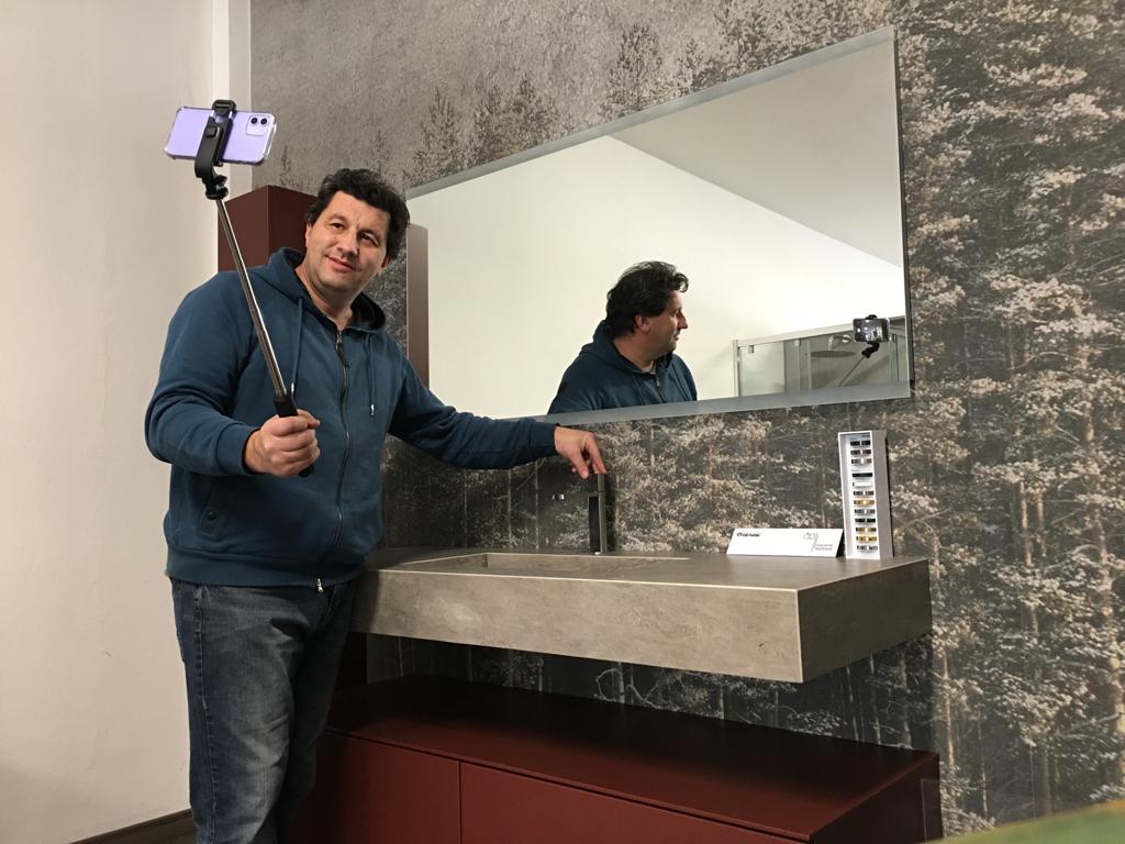 Entra nel nostro showroom con una videocall, Idrosanitaria Lecco