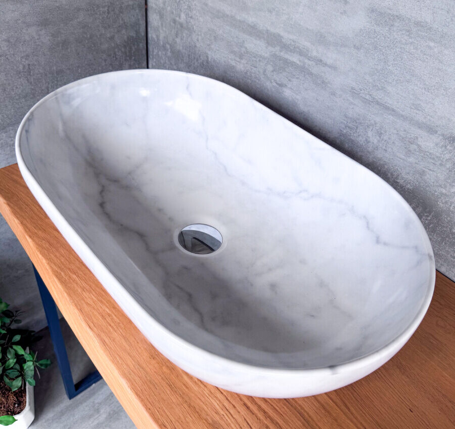 Lavabo effetto marmo di design Lavabo effetto marmo di design